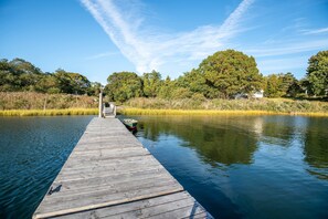 Community dock across the street