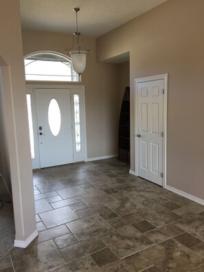Grand entry way.