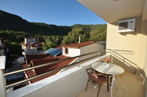 Blick vom Balkon