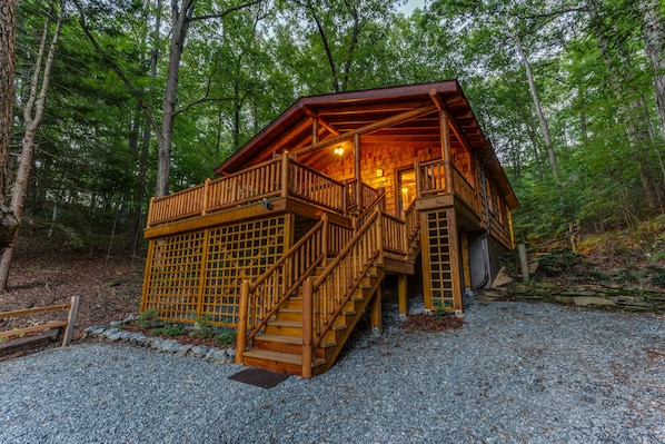 Home Sweet Home! Front Porch of the cabin.