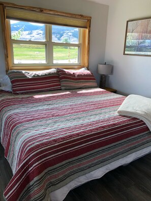 King bed in great room