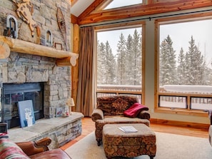 Read a book by the fire | Main Level
