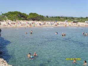 Blick auf den Strand