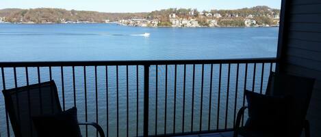 Gorgeous view of main channel from large screened deck