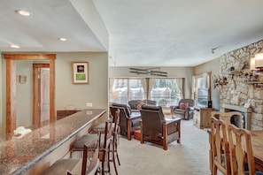 Kitchen Island Into Living Room