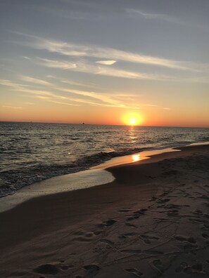 Sunset from Beach level.