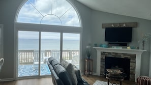 Top Floor Living Room-Reverse floor plan LVP flooring
