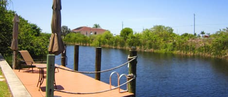 Sunbathe, fish or just relax on your own private dock