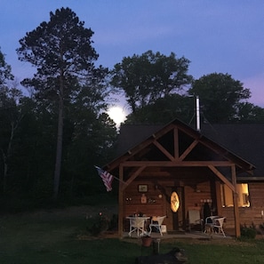 Full Moon overlooks our camp.