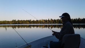 Fishing on Middle Gresham Lake