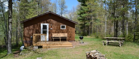 Fisherman's Cove cabin fire ring