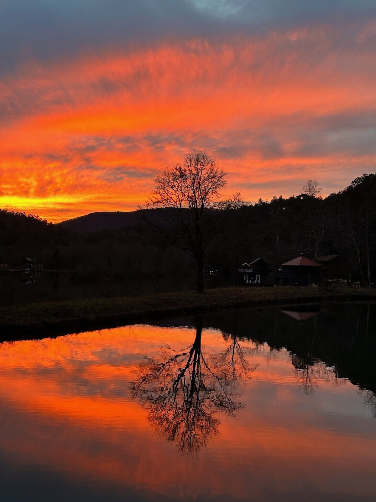 “This house lives for the lake!” Flat, fenced-in yard, no stairs to Lake Rabun