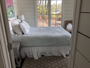 Front Bedroom has view of the lake.  Watch sunrise while having coffee in bed.