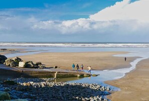 Take some time just enjoying the golden sands at Westward Ho