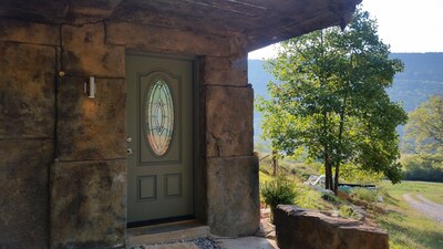 Unique hand-carved cave house with an amazing view of Lookout Mountain.