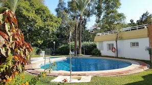 Back of our penthouse, on the left