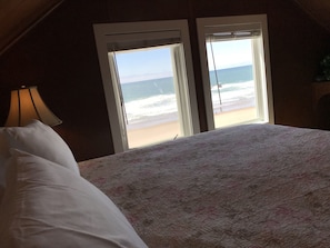 Master bedroom. Watch the waves from your pillow.