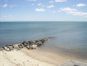 Private deeded beach.