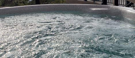 House hot tub view!