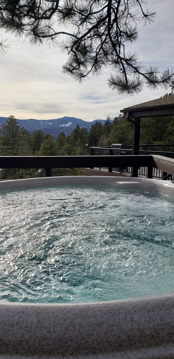 House hot tub view!