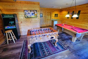 A perfect spot for a family fun game night!