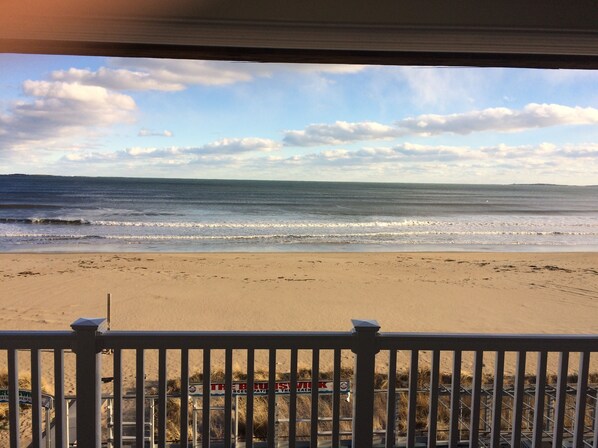 Spectacular oceanfront view from your private newly built expansive balcony!!