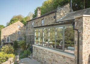 Patio and conservatory