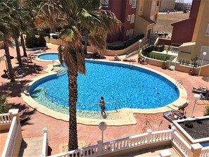 View from our balcony.
