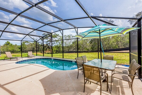Beautiful and peaceful conservation views for the perfect place to relax 