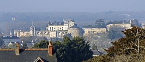 Amboise vue de la place des Chateliers