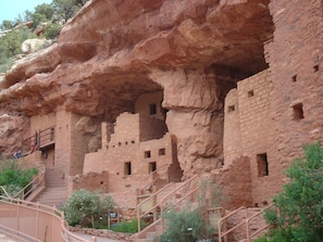 INDIAN CLIFF DWELLINGS MUSEUM IS 8 MI AWAY