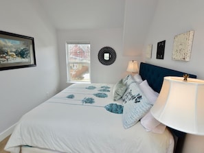 Vaulted ceiling in Bedroom