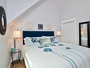 Vaulted Ceiling in Bedroom