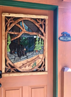 Locally Crafted Hand Carved Front Door