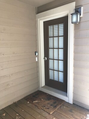 Front Entrance - Keyless Electronic Lock Entry  