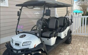 Includes a 6 seat golf cart for your use, professionally maintained.