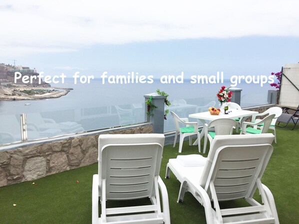 Spectacular views from your large terrace...