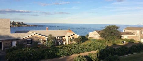 Balcony view from master bedroom & 2nd bedroom. Sliding glass doors that open on