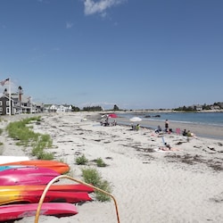 Private beach