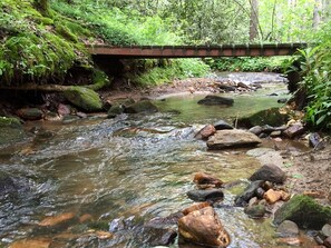 FOOT BRIDGE ACROSS OUR CREEK