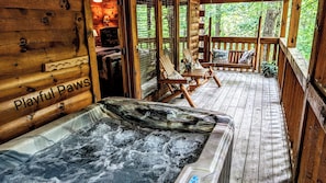 Bain à remous extérieur