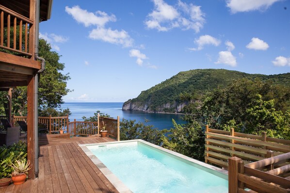 Villa Palm Bay Deshaies Guadeloupe Ocean view Vacation Rental Home of exception