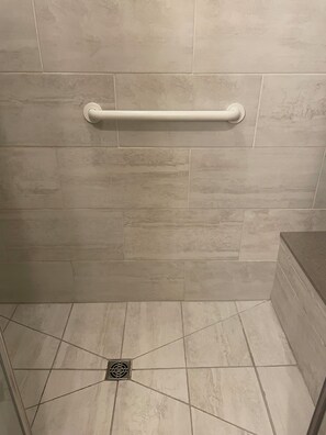 Permanent safety oversized shower