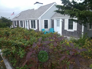 Traditional Cape Cod duplex in private setting--you'll be on the far end...