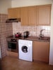 Well equipped kitchen with WASHING MACHINE