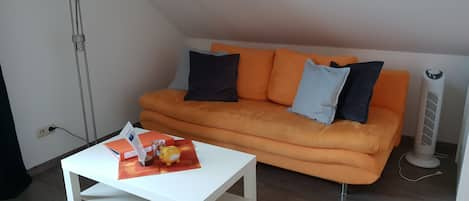 Schlafsofa im Wohnzimmer 