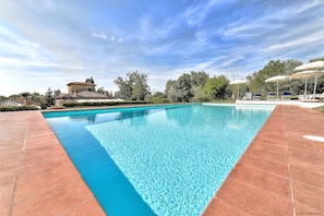 Our swimmingpool at guests' disposal