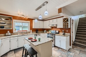 Custom craftsman kitchen with everything you need for a family dinner