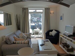 Lounge with French doors