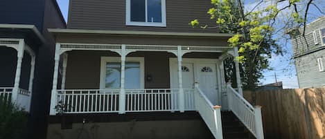 Front of duplex